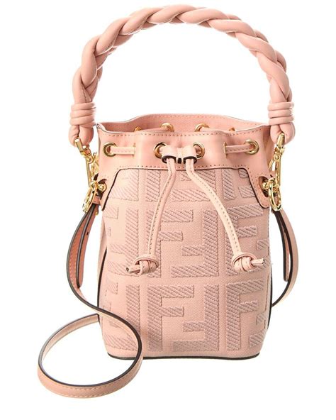 fendi pink bag|fendi bucket bag pink.